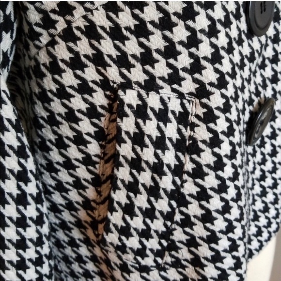 Women’s Lapis broad Houndstooth Jacket - Picture 7 of 8